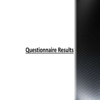 Questionnaire Results 