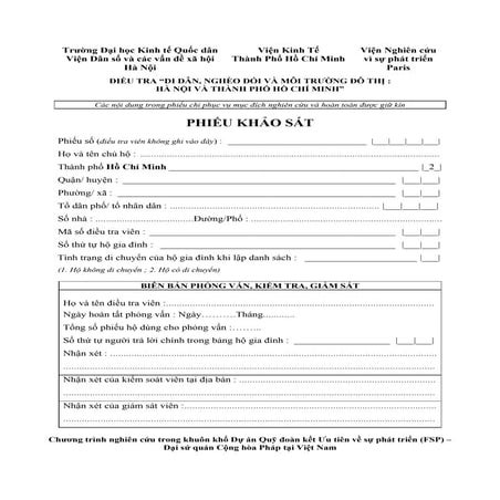 Questionnaire v ntphcm