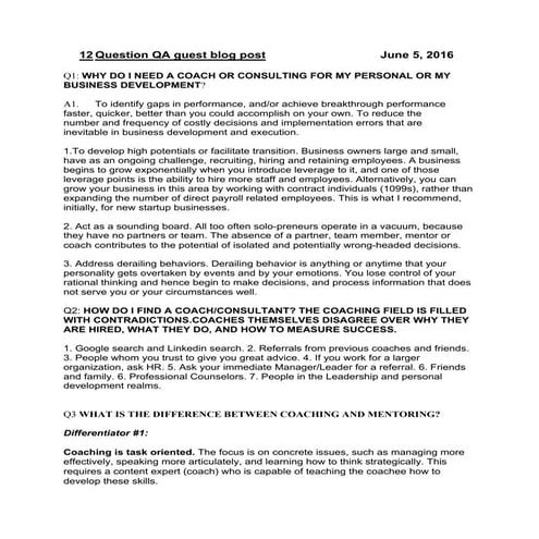 Interview with Melinda Emerson