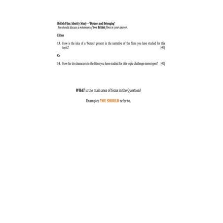 'Hunger' study guide | PDF