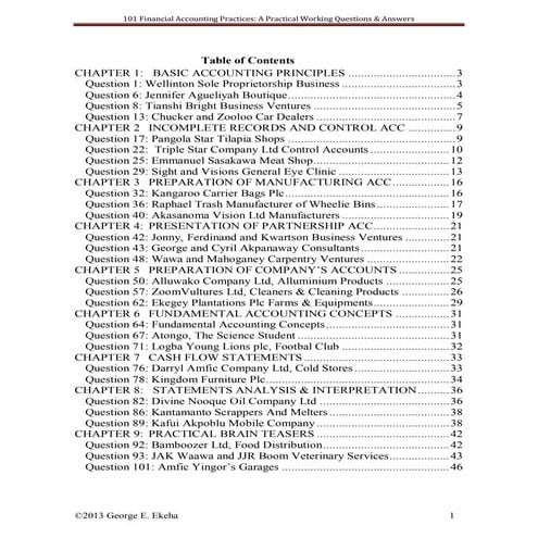 Questions and answers