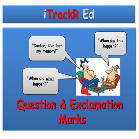 Enlglish Punctuation: Question & Exclamation Marks