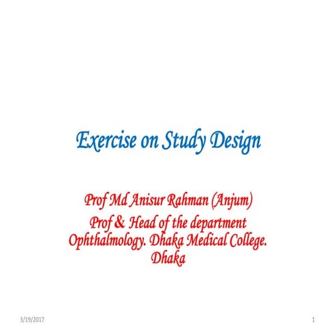 Question study design