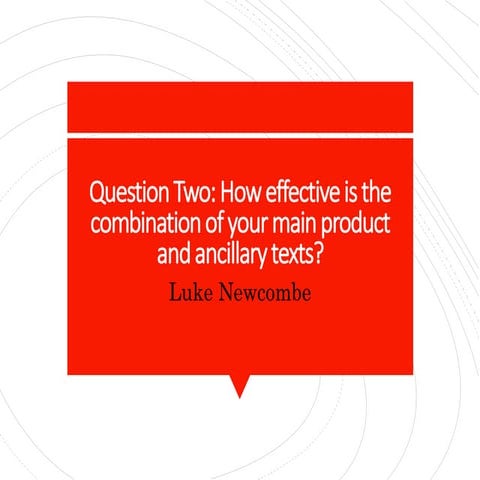 Question two evaluation