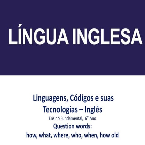 Question words how, what, where, who, when, how old.ppt