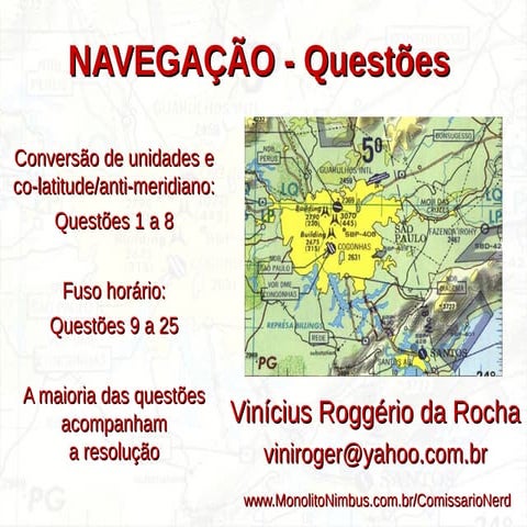 Navegação aérea - Questões