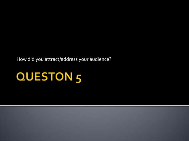Queston 5