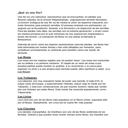 Qué es una flor