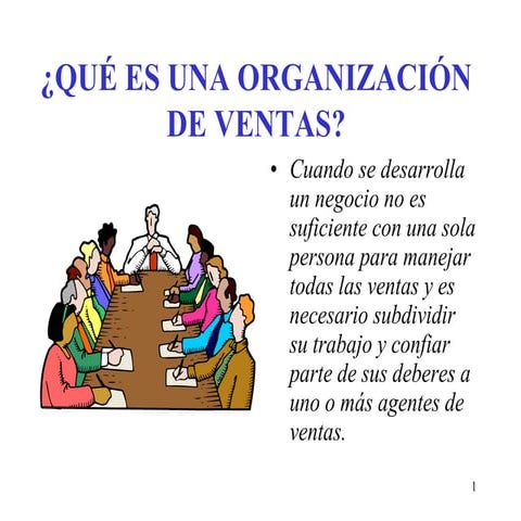 Qué Es Una OrganizacióN De Ventas