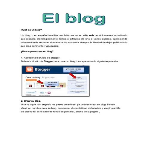 ¿Qué es un blog? | PDF