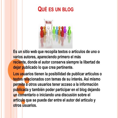 Qué es un blog
