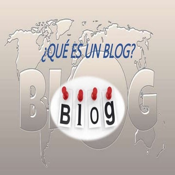 ¿Qué es blogger? | PPTX