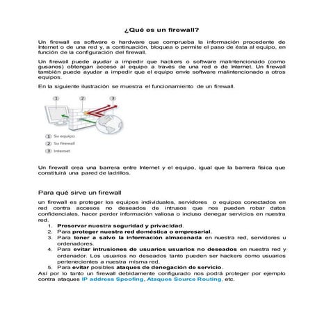 ¿Qué es un firewall ?