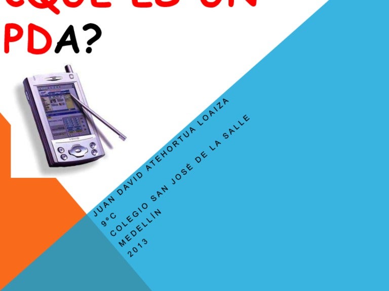 Qué es un pda