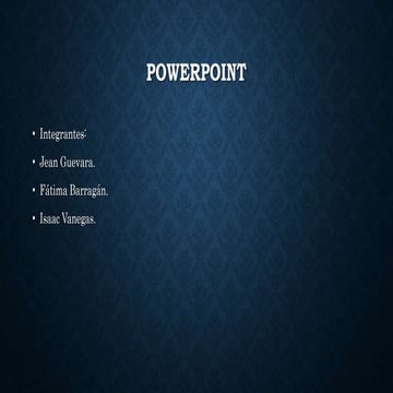 Qué es un power point