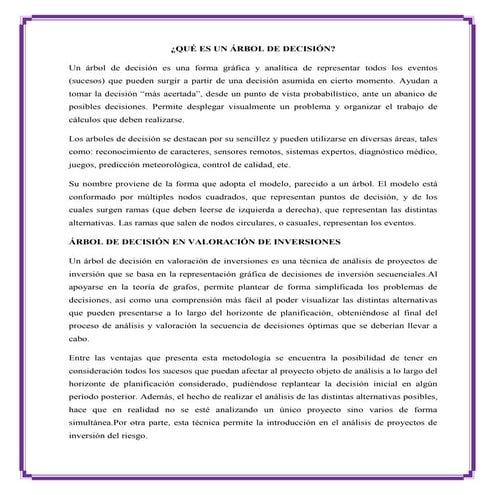 Qué es un árbol de decisión