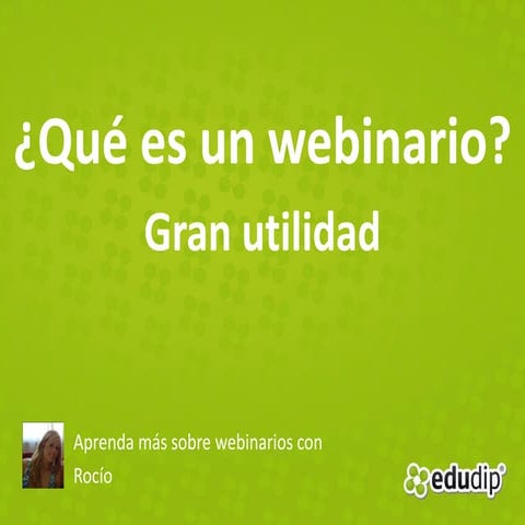 Qué es un webinario