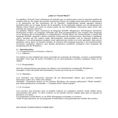 Qué es visual basic