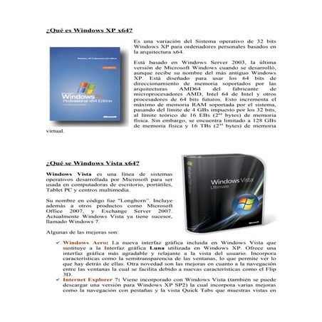 Qué Es Windows Xp | DOC