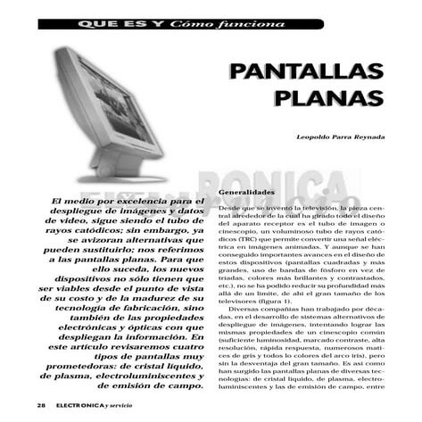 Qué es y cómo funciona pantayas planas