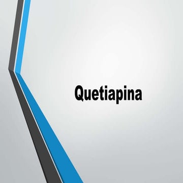 Quetiapina presentacion nueva