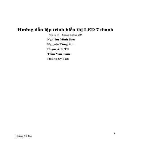 Led 7 doan | PDF
