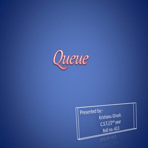 Queue | PPT