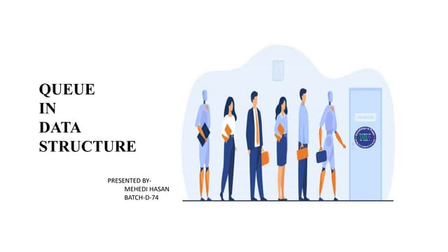 QUEUE in data-structure (classification, working procedure, Applications)