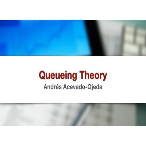 Comprehensive Introduction to Queueing Theory and Its Applications | PDF
