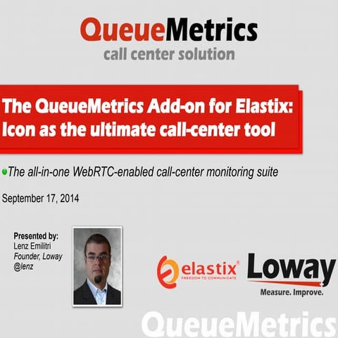 QueueMetrics Icon Agent Page and Elastix Integration