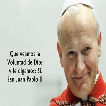 Que veamos la voluntad de Dios