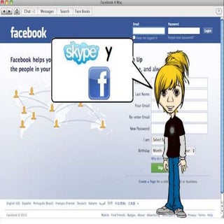 Que y como   skype y facebook