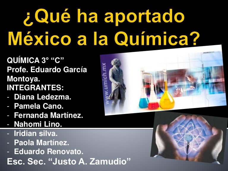 Qué ha aportado méxico a la química