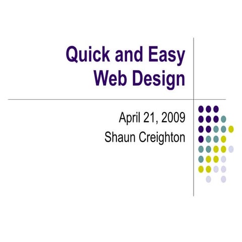 Quick And Easy Web Design - Night 2