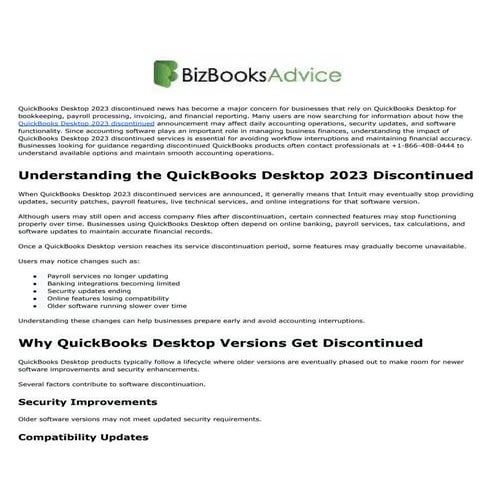 QuickBooks Desktop 2025 Release Date: Expected Timeline | PDF
