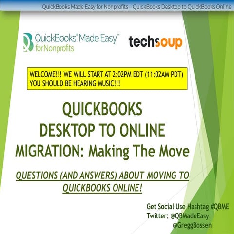 QuickBooks Desktop to QuickBooks Online  How to Make the Move