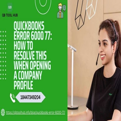 QuickBooks Error 6000 77 How To Resolve This When Opening A Company ...