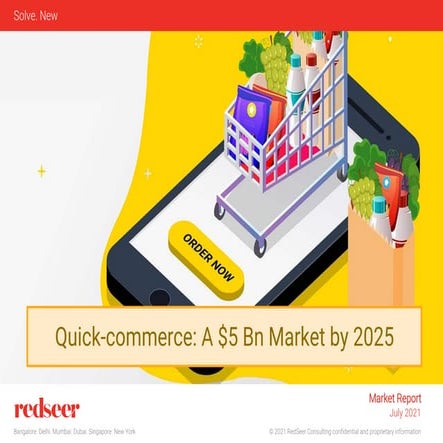 RedSeer Report on Quick Commerce 2021