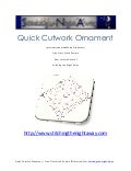 Quick Cutwork Free Cross Stitch Pattern