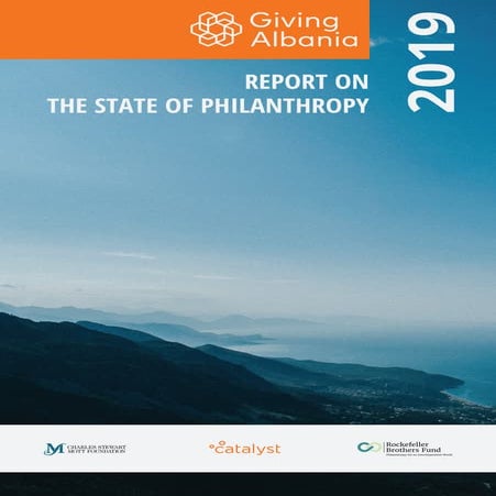 Giving Albania 2019 - Report on the State of Philanthropy
