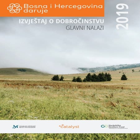 Bosna i Hercegovina daruje 2019: izvještaj o dobročinstvu