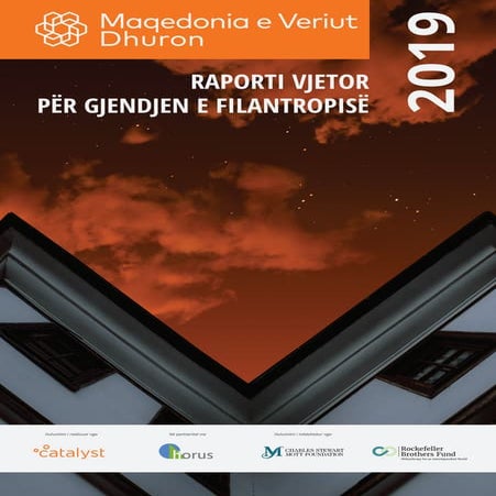 Maqedonia e Veriut Dhuron – Raporti për gjendjen e filantropisë 2019
