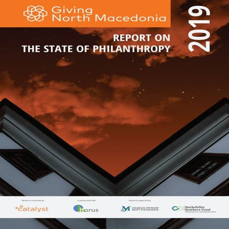 Giving North Macedonia 2019 - Report on the State of Philanthropy