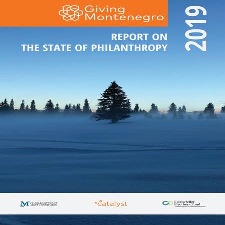 Giving Montenegro 2019 - Report on the State of Philanthropy