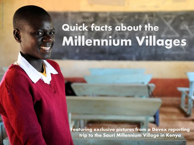 Quick facts about the Millennium Vi...
