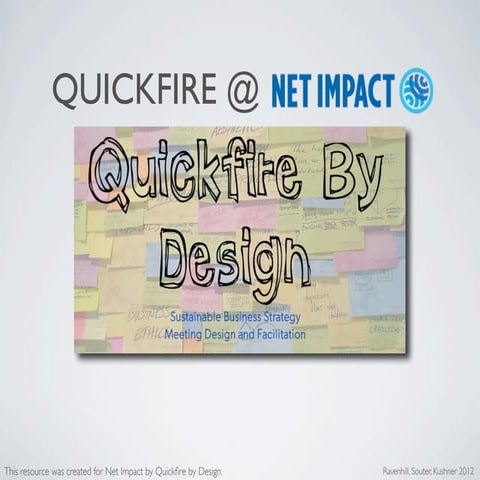 Quickfire for Net Impact
