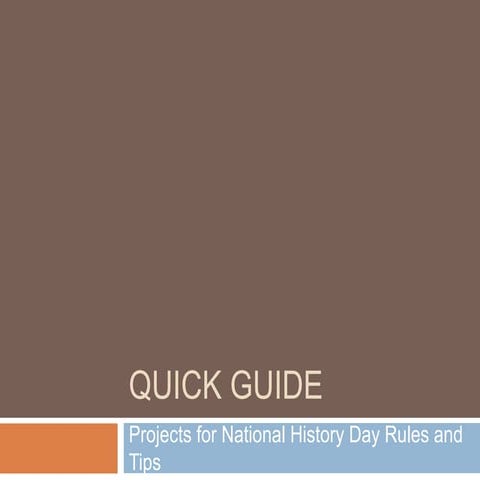 Student NHD Intro | PPT