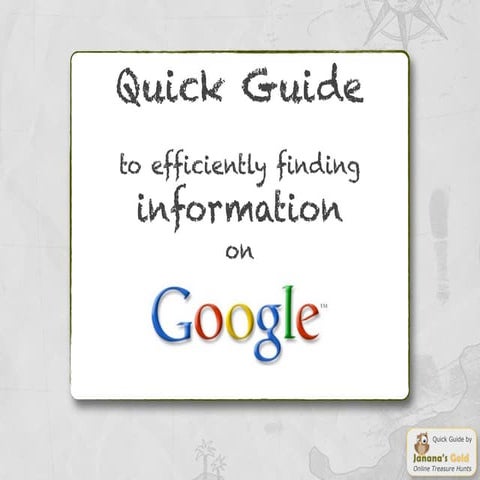 Quick Guide Google Tips