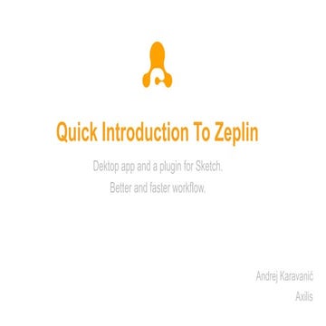 Quick introduction to zeplin