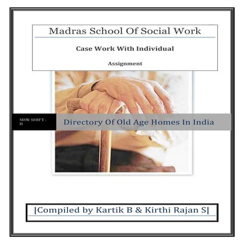 Quick list of old age homes in india | PDF